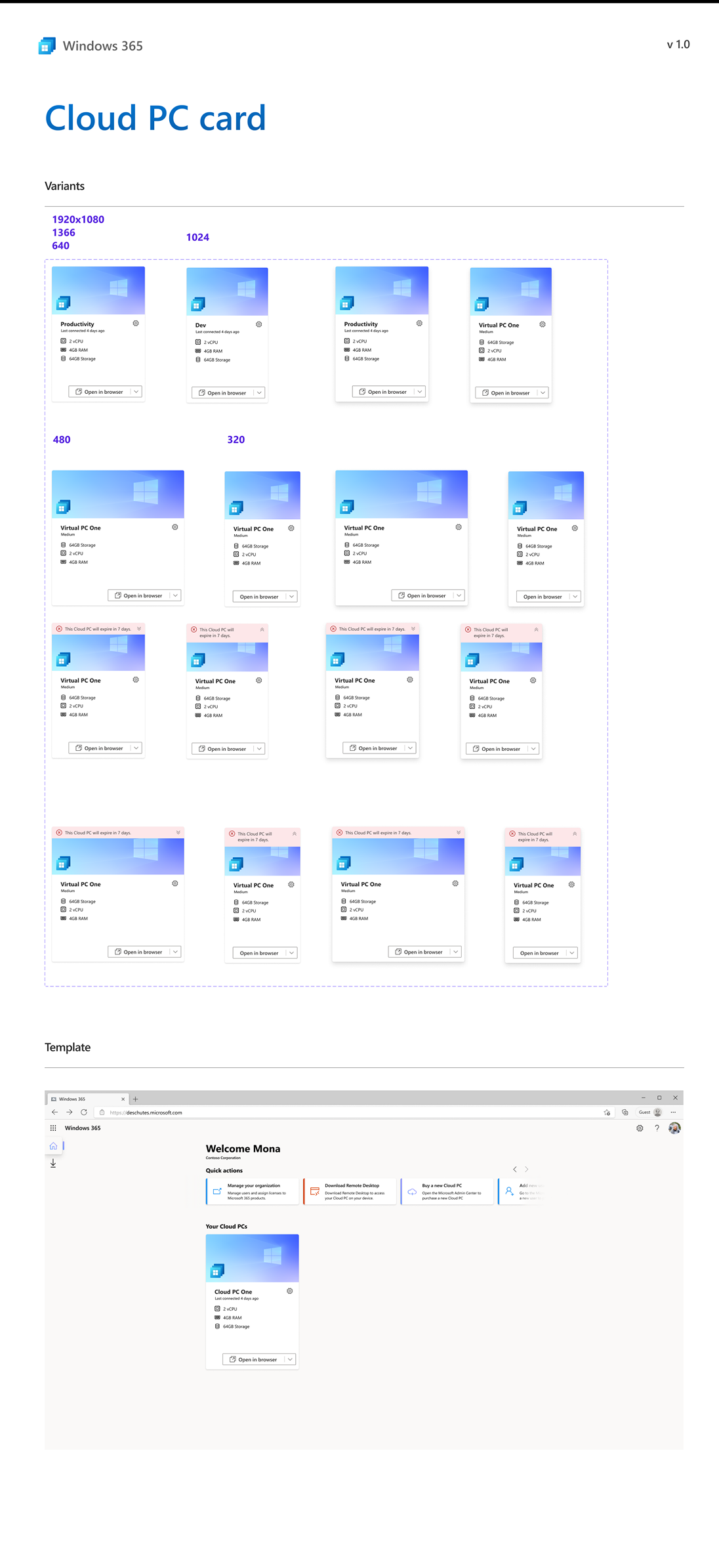 New Cloud PC card design